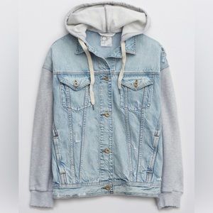 OFFLINE by Aerie hooded denim jacket.